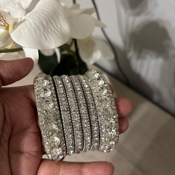Sparkling Rhinestone Bracelets - Picture 2 of 2